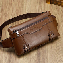 Load image into Gallery viewer, Men&#39;s casual retro waterproof crossbody chest bag