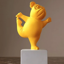 Load image into Gallery viewer, Yoga Bulldog Statue Ornament
