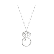 Load image into Gallery viewer, Women Lotus shiny Necklace