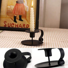 Load image into Gallery viewer, Wrought Iron Taper Candle Holder