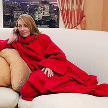 Load image into Gallery viewer, Full Body Snuggle Blanket With Sleeves
