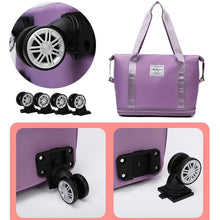 Load image into Gallery viewer, Travel bag with universal wheels
