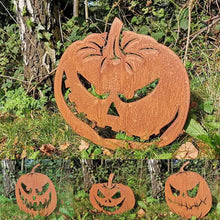 Load image into Gallery viewer, Metal Halloween Pumpkin Decoration
