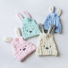 Load image into Gallery viewer, Super absorbent rabbit ear dry hair cap