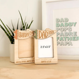 Father's Day Gift Fridge Photo Frame