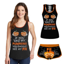 Load image into Gallery viewer, Halloween Pumpkin Vest Set