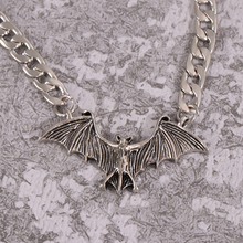 Load image into Gallery viewer, Vintage Punk Gothic Bat Chain Necklace