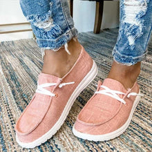 Load image into Gallery viewer, Women's Canvas Lace-Up Sneakers