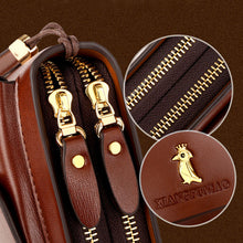 Load image into Gallery viewer, Double Zipper Clutch Wallet for Men