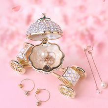 Load image into Gallery viewer, Pumpkin Carriage Rhinestones Jewelry Box