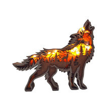 Load image into Gallery viewer, 3D Hollow Wooden Forest Animal Ornament