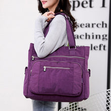 Load image into Gallery viewer, Nylon mommy shoulder bag