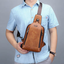 Load image into Gallery viewer, Casual retro men's shoulder chest bag