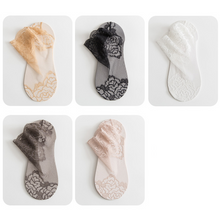 Load image into Gallery viewer, Transparent Lace Mesh Socks