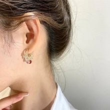Load image into Gallery viewer, Shiny Diamon Drop Earrings