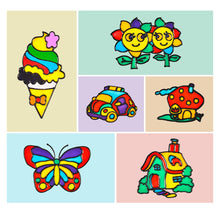 Load image into Gallery viewer, DIY Drawing Toys Cartoon Glue Tempera Painting