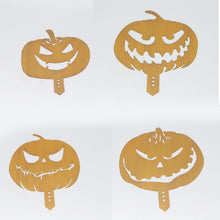 Load image into Gallery viewer, Metal Halloween Pumpkin Decoration