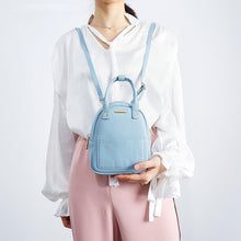 Load image into Gallery viewer, PU Leather Cute Candy Color Mini Backpack