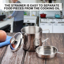 Load image into Gallery viewer, Home Grease Container With Strainer