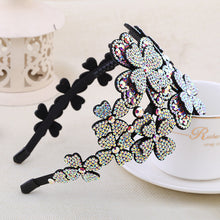 Load image into Gallery viewer, Crystal Flower Headband