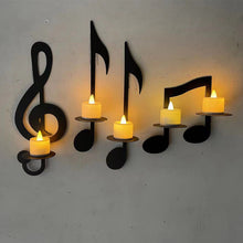 Load image into Gallery viewer, 🔥Black Music Note Wall Sconce💡