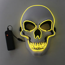 Load image into Gallery viewer, Halloween Mask LED Light Up Scary Skull Mask