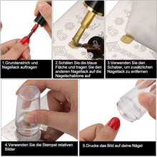 Load image into Gallery viewer, Nail Art Stamping Template--Christmas Style