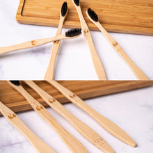 Load image into Gallery viewer, New Design Mixed Color Bamboo Toothbrush