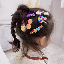 Load image into Gallery viewer, Rainbow Hair Clip Set