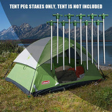 Load image into Gallery viewer, Non-Rust Camping Family Tent Pop Up Canopy Stakes
