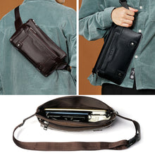 Load image into Gallery viewer, Men&#39;s casual retro waterproof crossbody chest bag