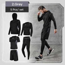 Load image into Gallery viewer, Men&#39;s compression clothing for fitness compression (5 pcs / set)