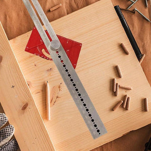 Aluminum alloy multifunctional angle ruler