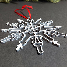 Load image into Gallery viewer, Funny Snowflake Ornament