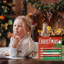 Load image into Gallery viewer, 5pcs Christmas Multicolor Ballpoint Pens