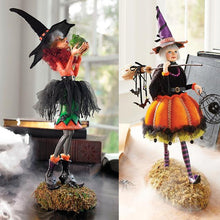 Load image into Gallery viewer, Halloween Witch Resin Ornament