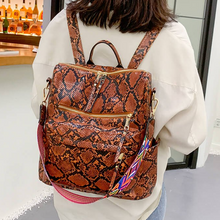 Load image into Gallery viewer, Vintage PU Leather Backpack