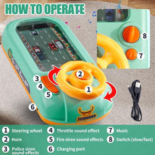 Load image into Gallery viewer, Kids&#39; Musical Racing Adventure Steering Wheel Toy