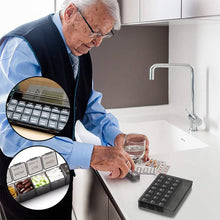 Load image into Gallery viewer, 28-Compartment Large-Capacity Portable Pill Organizer