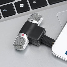 Load image into Gallery viewer, Mini Portable Digital Stereo Microphone Recorder
