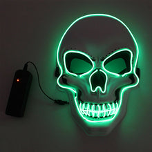 Load image into Gallery viewer, Halloween Mask LED Light Up Scary Skull Mask