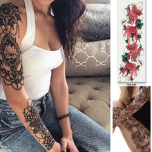 Load image into Gallery viewer, Full Arm sleeve Tattoo Waterproof temporary tattoo Sticker