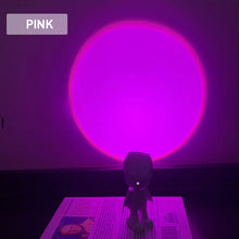 Load image into Gallery viewer, Romantic Modern Robot Sunset Lamp
