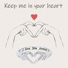 Load image into Gallery viewer, ‘I Love You Forever’ Heart Ring