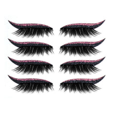 Load image into Gallery viewer, Reusable Eyeliner And Eyelash Stickers (4 Pairs)