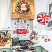 Load image into Gallery viewer, Christmas Peppermint Knob Button Cover
