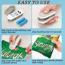Load image into Gallery viewer, Portable Handheld Food Sealer