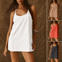 Load image into Gallery viewer, Three-piece Pocket Dress