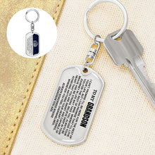 Load image into Gallery viewer, 🎁Perfect Christmas Gift to Grandson-Personalized Keychain