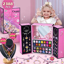Load image into Gallery viewer, Girls Charm Bracelet Making Kit
